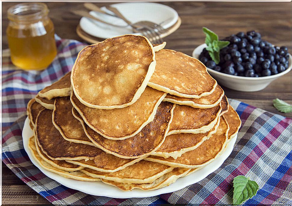 Oatmeal pancakes.