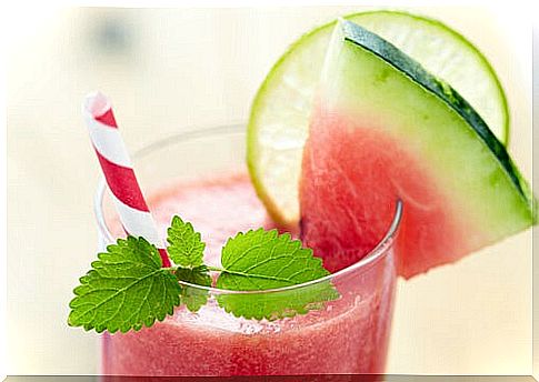 Watermelon detox shake