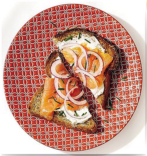 Salmon-toast