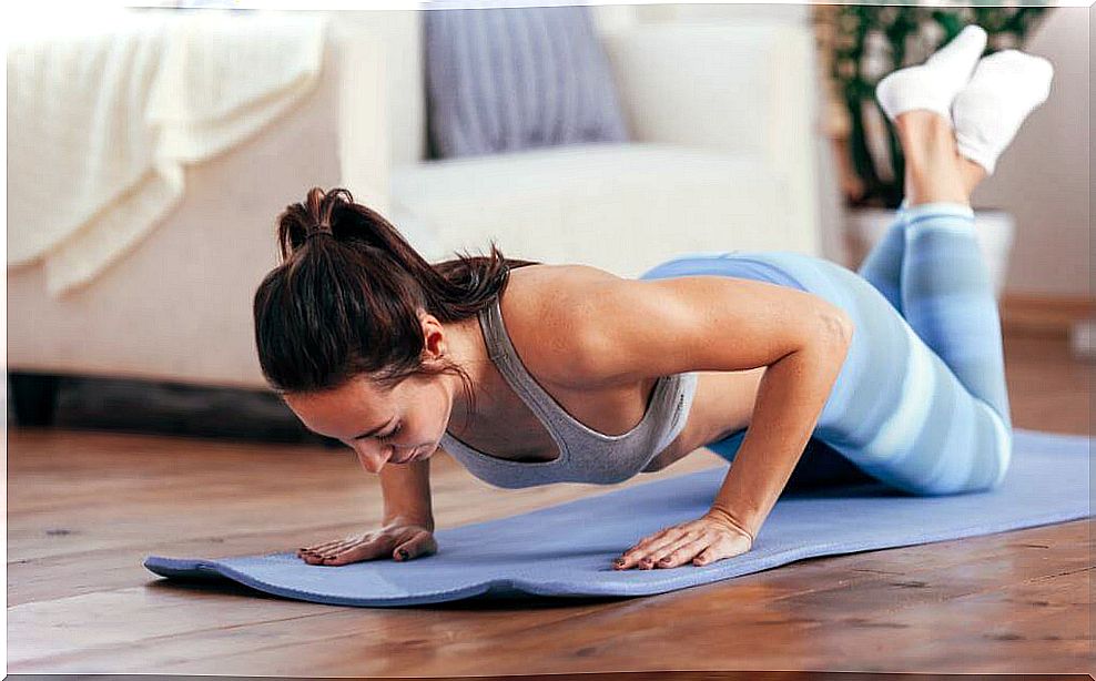 Exercise routines to tone arms