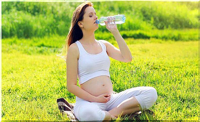 Drink water during pregnancy.